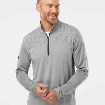 Men's Ultimate365 Heather Block Print Quarter-Zip Pullover Thumbnail