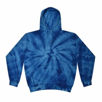 Unisex Tie-Dyed Hooded Sweatshirt Thumbnail
