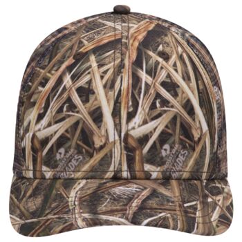 OTTO CAP® Mossy Oak Camouflage Superior Polyester Twill 6 Panel Low Profile Mesh Back Trucker Hat Thumbnail