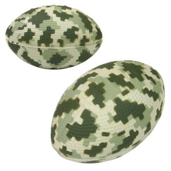 Digi Camo Football Shape Stress Ball Thumbnail