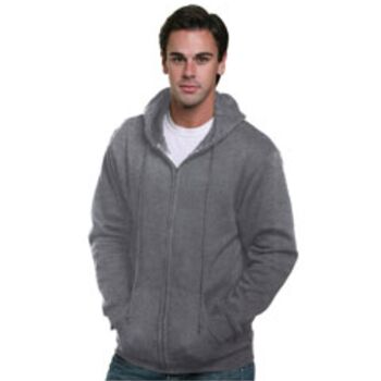 Adult USA Made Full-Zip Heavyweight Hooded Sweatshirt Thumbnail