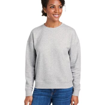 Women's Garment-Dyed Crewneck Sweatshirt Thumbnail