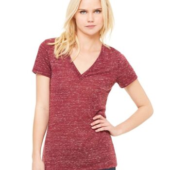 Women’s Jersey Deep V-Neck Tee Thumbnail
