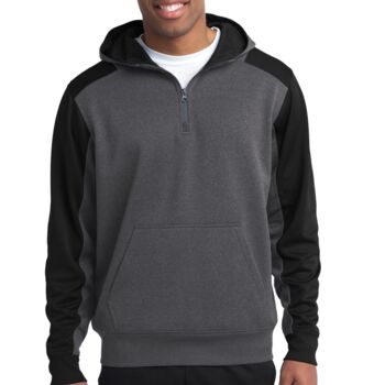 Tech Fleece Colorblock 1/4 Zip Hooded Sweatshirt Thumbnail