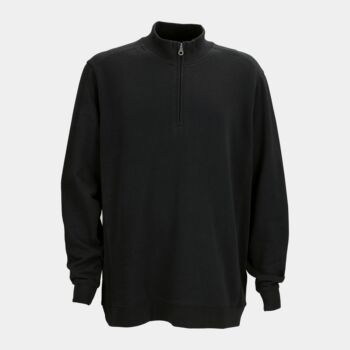 Premium Cotton 1/4-Zip Fleece Pullover Thumbnail