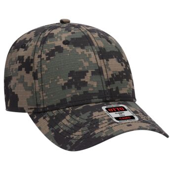 OTTO CAP® Camouflage 6 Panel Low Profile Mesh Back Trucker Hat Thumbnail