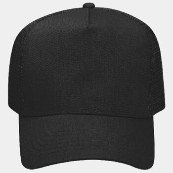 OTTO CAP® 5 Panel Mid Profile Mesh Back Trucker Hat Thumbnail