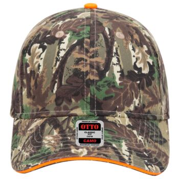 OTTO CAP® Camouflage 6 Panel Low Profile Baseball Cap Thumbnail