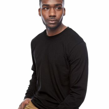 Unisex Fine Jersey Long Sleeve Tee Thumbnail