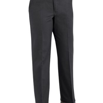 Women's Extended Sizes Plain Front Cotton Pants Thumbnail