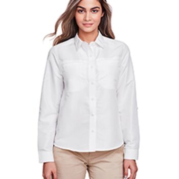 Ladies' Key West Long-Sleeve Performance Staff Shirt Thumbnail