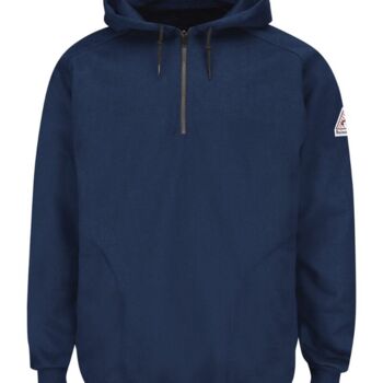 Men's Tall Flame Resistant Quarter-Zip Hooded Sweatshirt Thumbnail