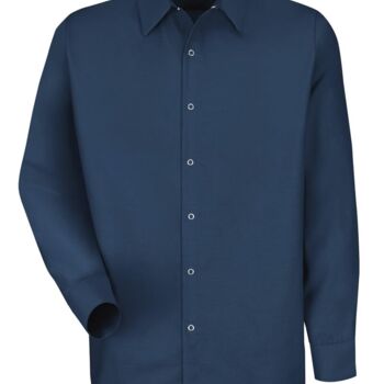 Men's Tall Specialized Pocketless Long Sleeve Work Shirt Thumbnail