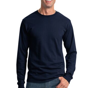 Heavyweight Blend 50/50 Cotton/Poly Long Sleeve T Shirt Thumbnail