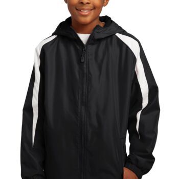 Youth Fleece Lined Colorblock Jacket Thumbnail